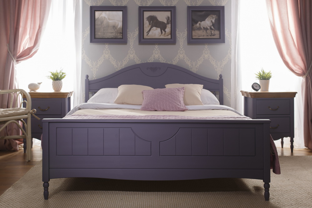 Кровать из массива сосны Айно №4 1800х2000