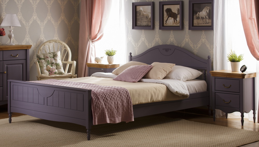 Кровать из массива сосны Айно №4 1800х2000