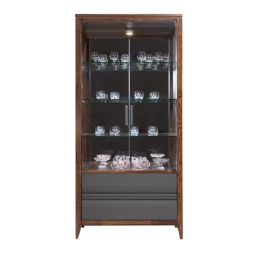 Шкаф с витриной Аликанте ГМ 1622Е