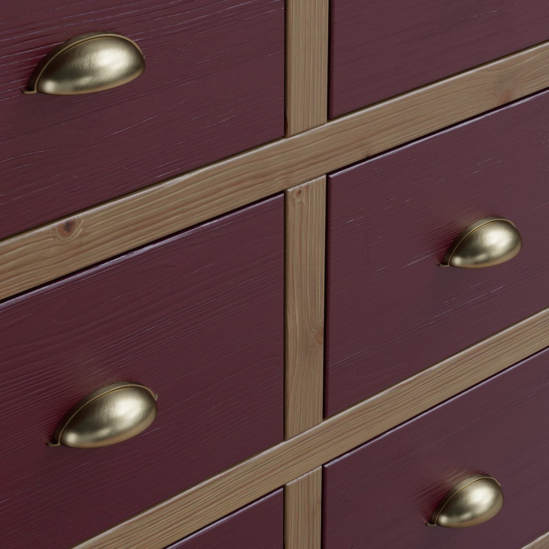 Комод Армо 9 ящиков 2.15.01