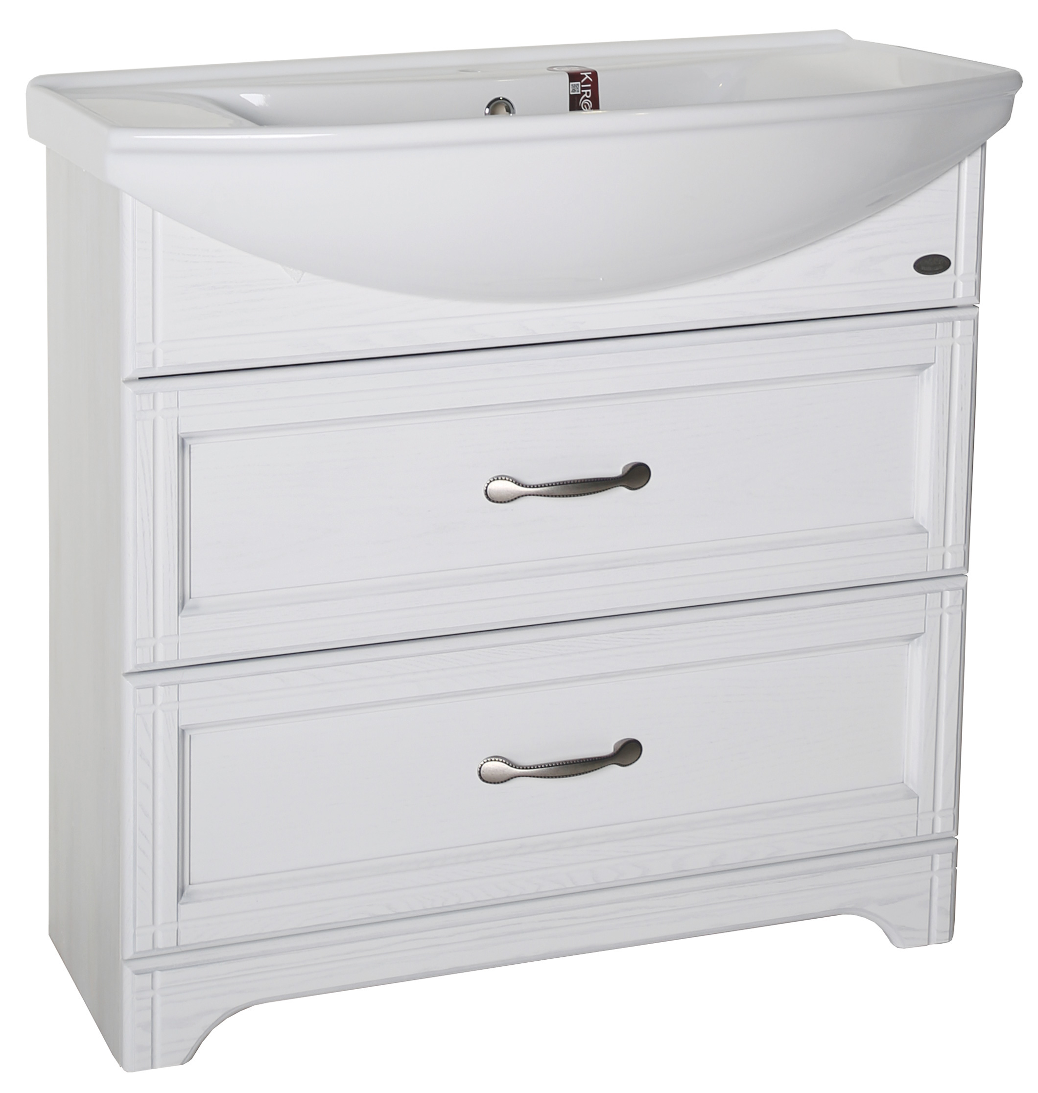 Тумба с 2 ящиками Берта-85 массив ясеня