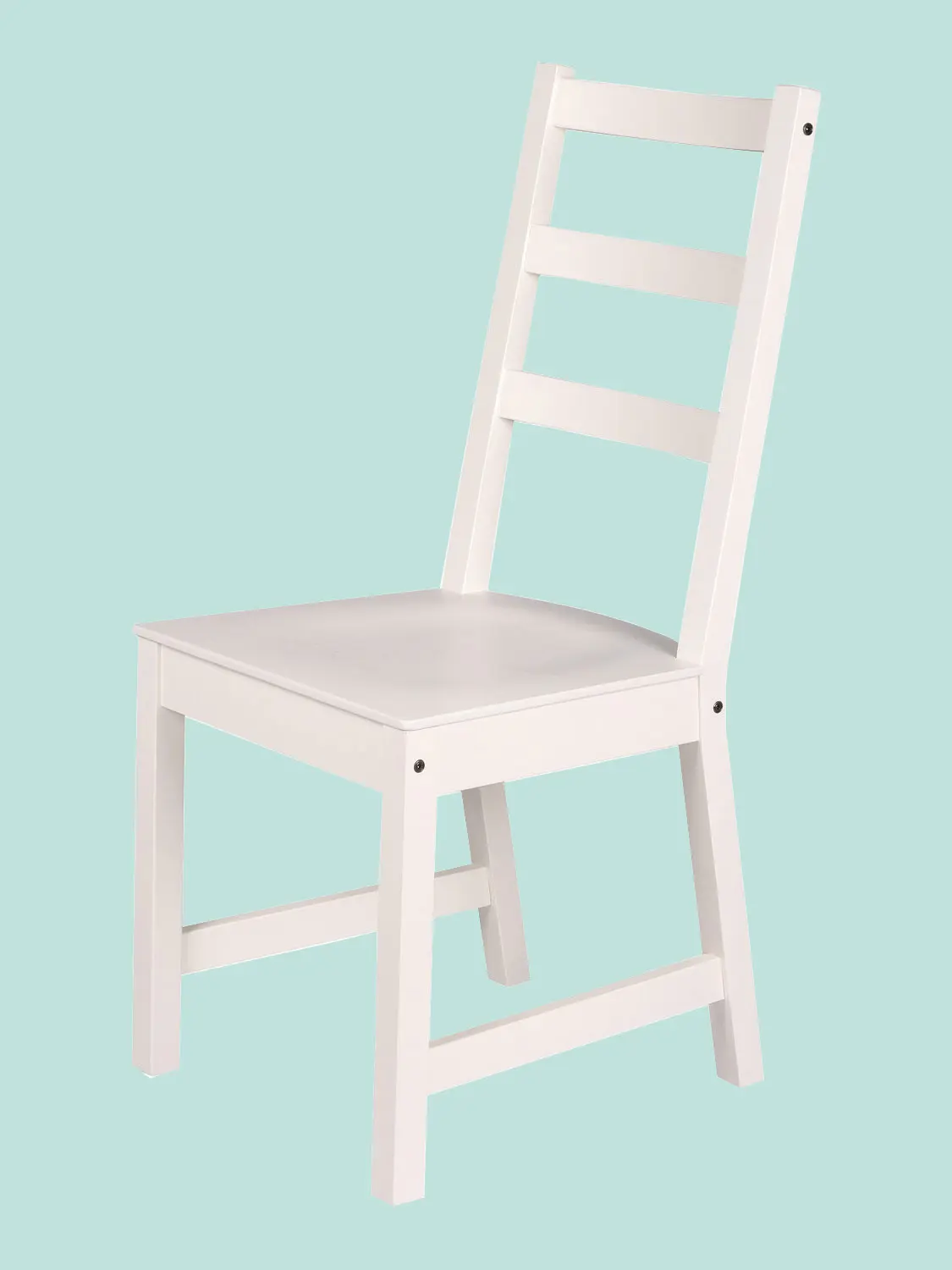 Стул массив белый Норд