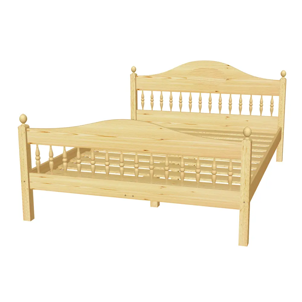 Кровать массив сосны дерево F2 1400х2000