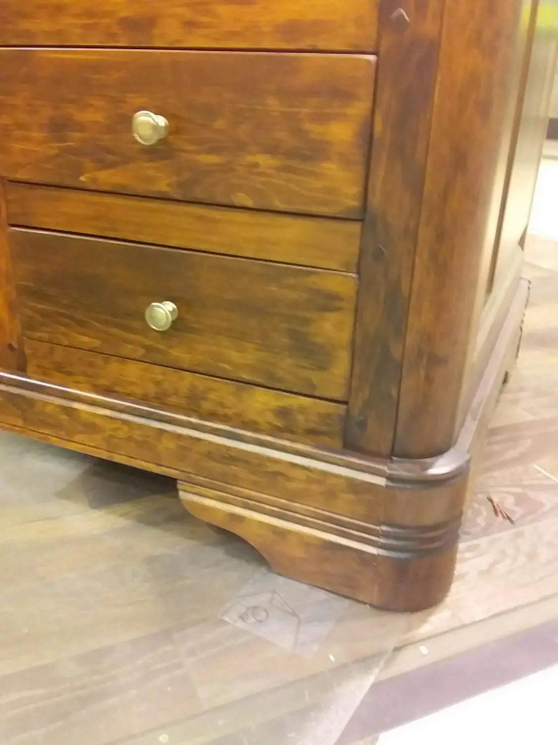 Стол с 4 ящиками Луи Филипп письменный ОВ 04