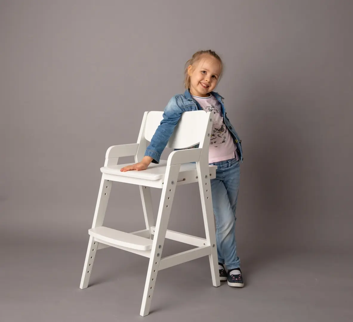 Стул Rabbit Wood Вуди белый