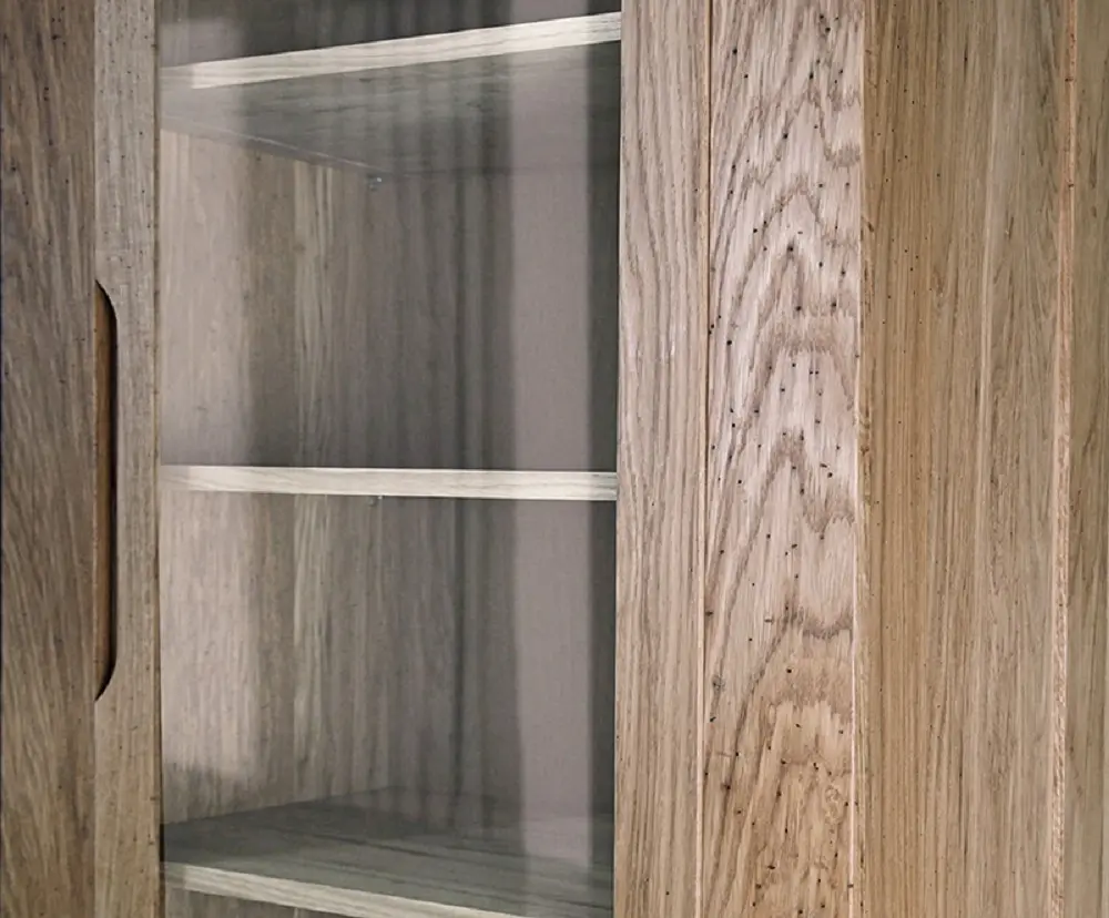 Витрина массив сосны Рива 1-дверная