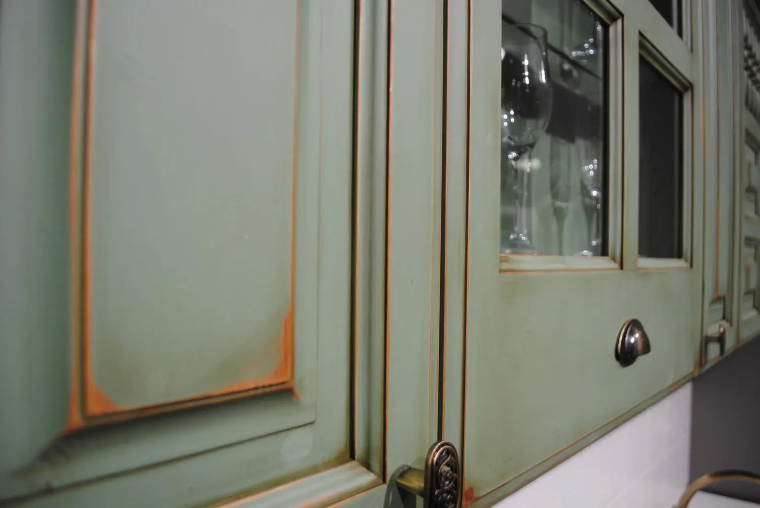 Кухня массив сосны Оливия (цена за п/м)