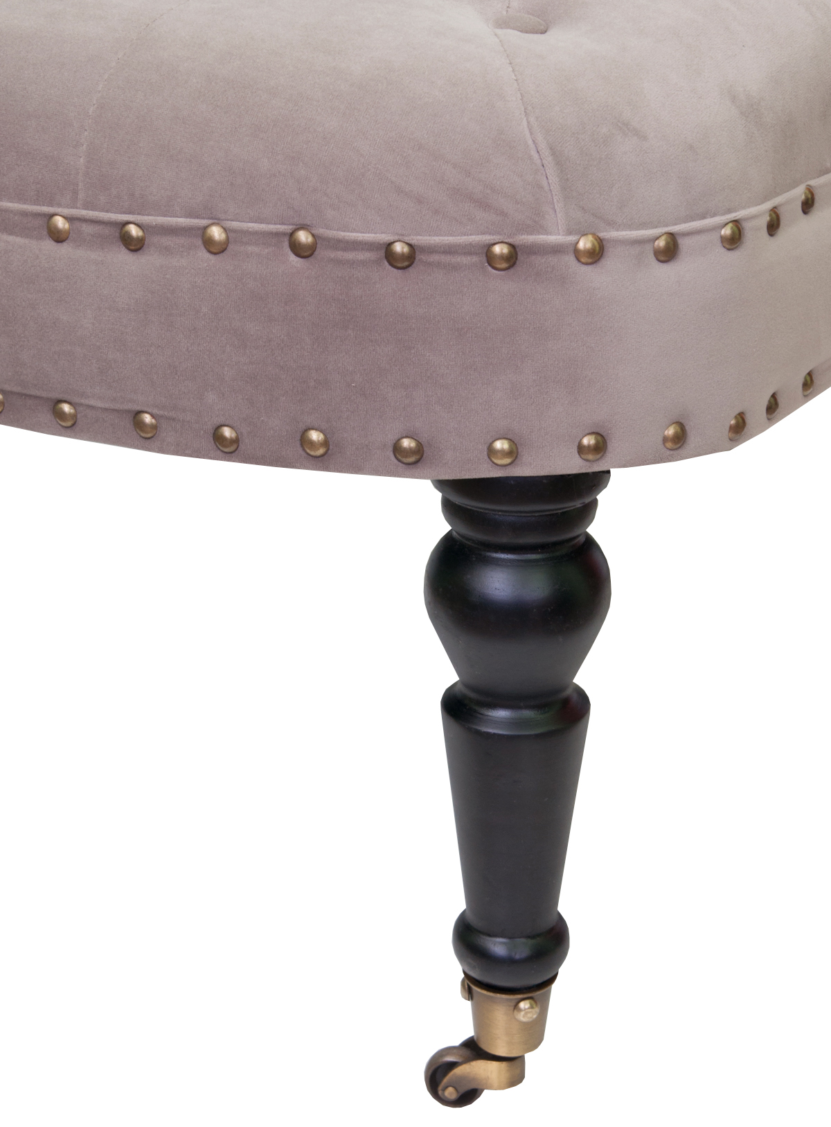 Низкие кресла для дома Aviana taupe velvet