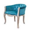 Низкие кресла для дома Kandy blue velvet