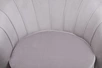 Низкое кресло ракушка Pearl Grey
