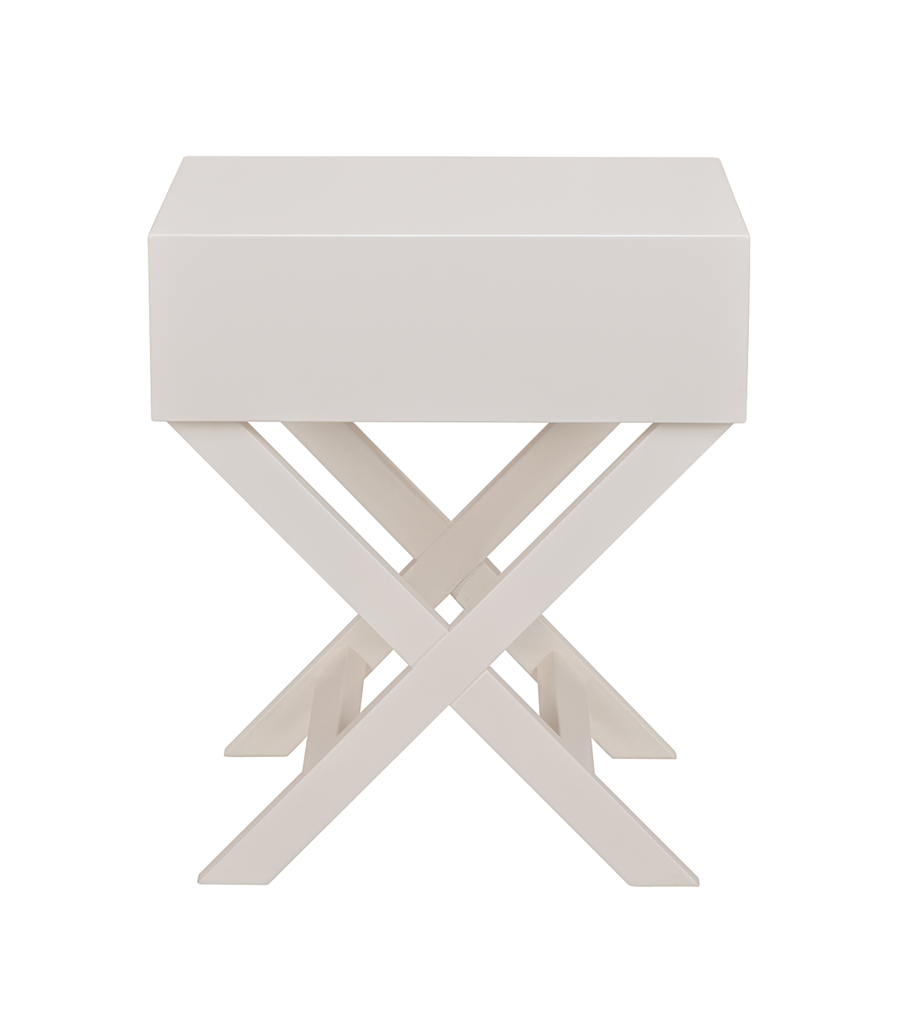 Тумба Лофтовая компактная тумба Tomas Ivory в цвете слоновая кость