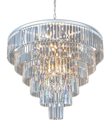 Люстра Odeon 6 Rings Silver