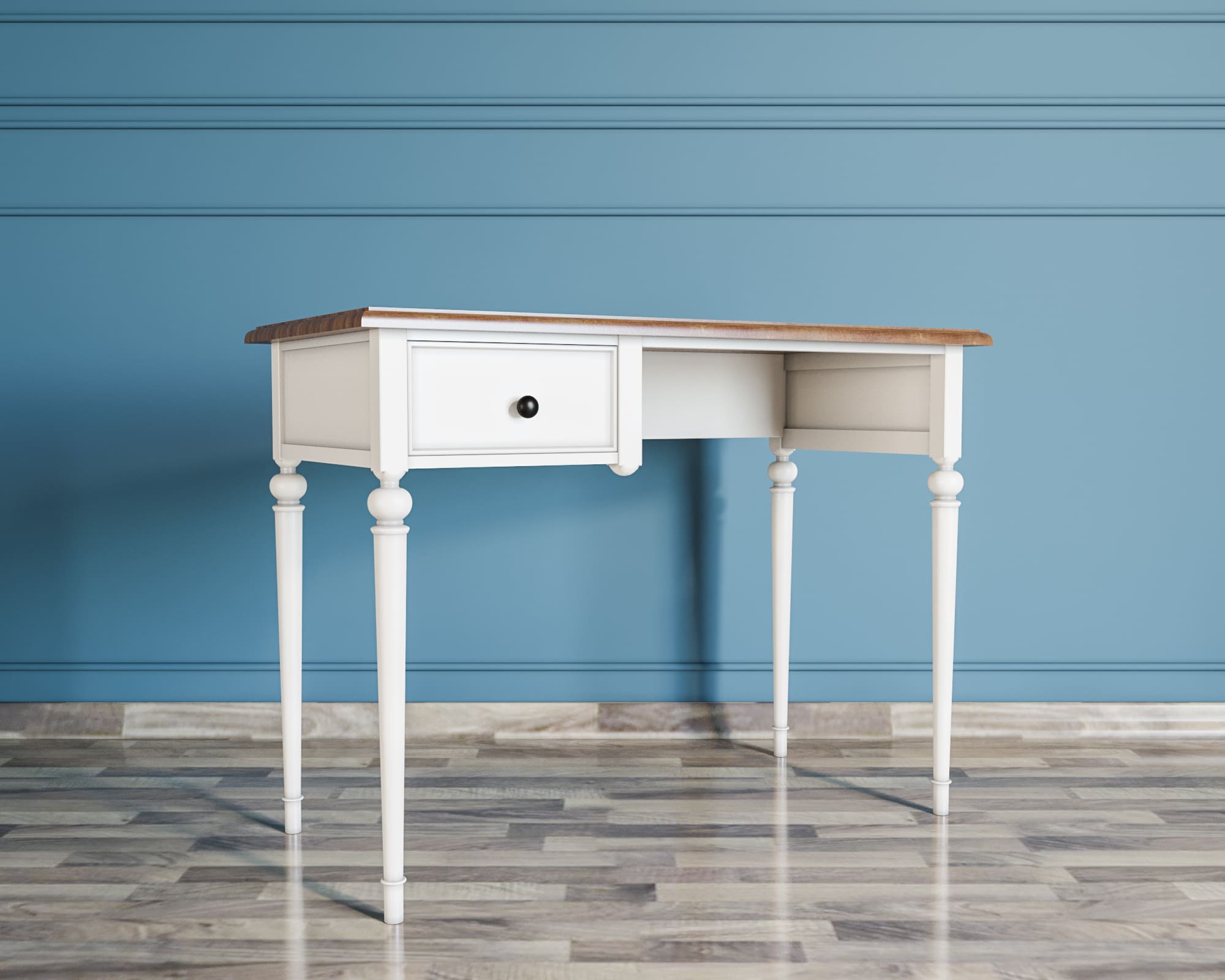 Рабочий стол с ящиком из березы "Odri" малый