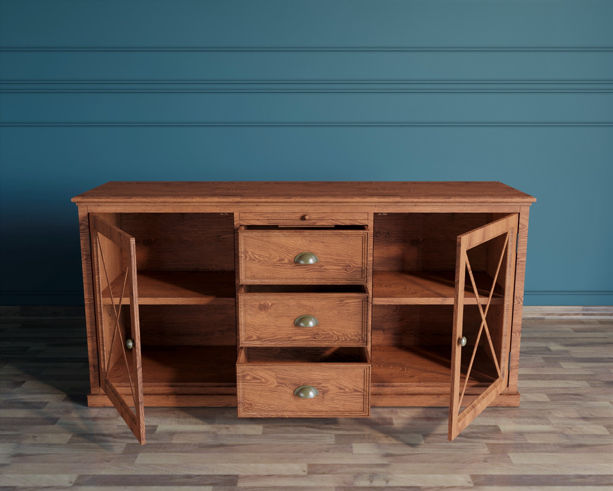 Комод "Palermo natural" с дверками