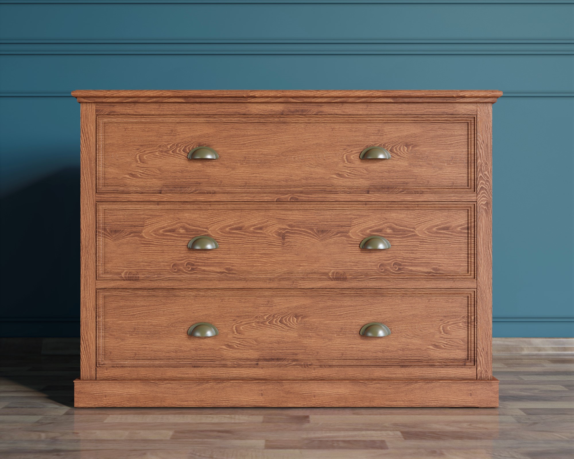 Комод "Palermo natural" с тремя ящиками