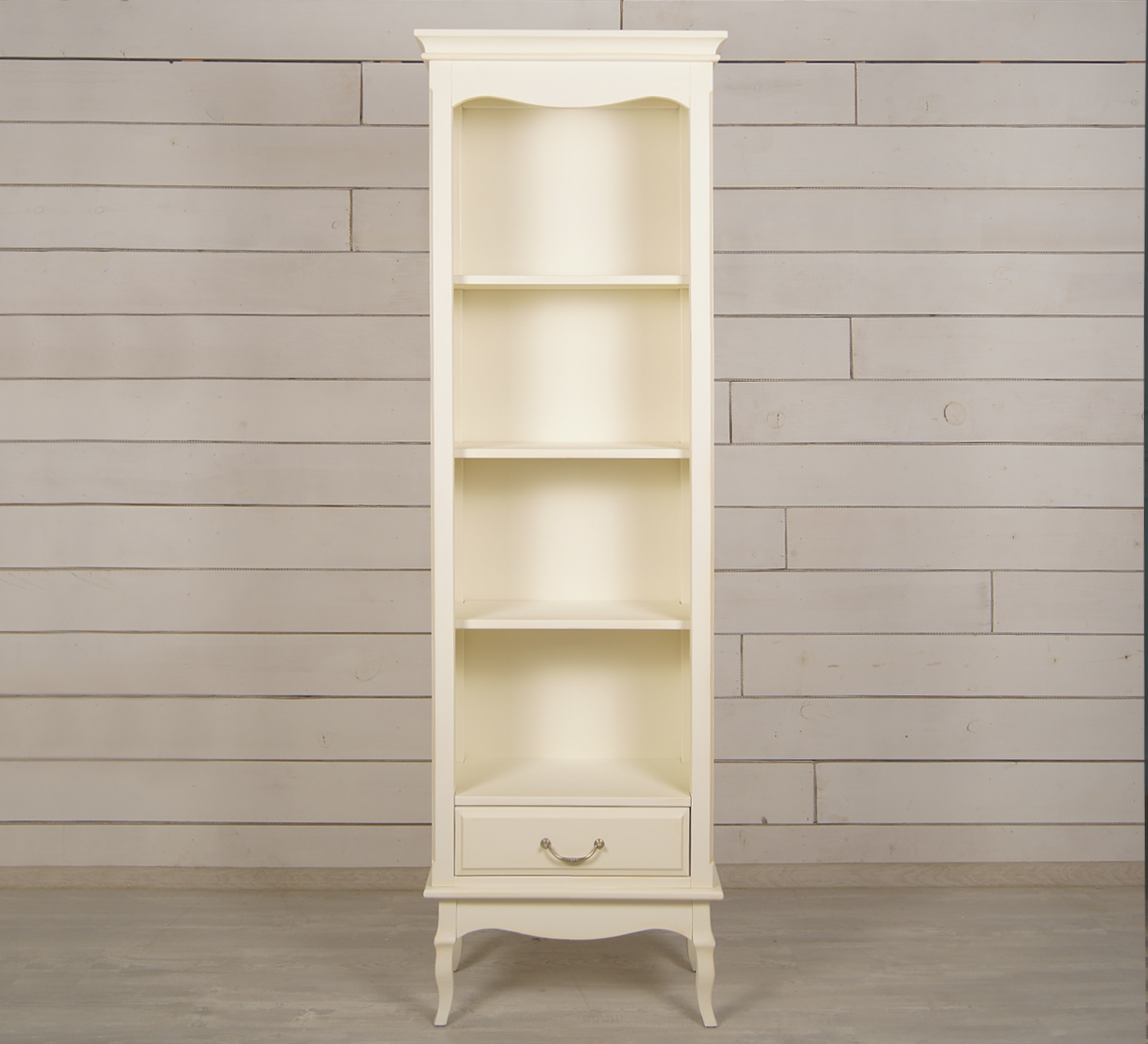 Стеллаж с ящиком дерево "Leontina" узкий