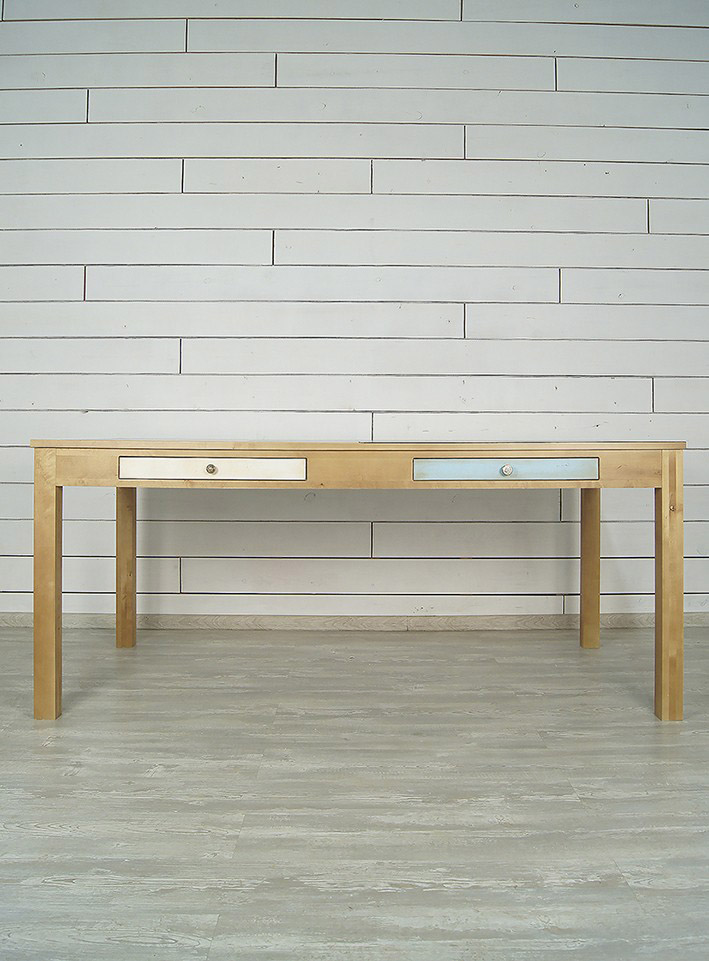 Стол светлый массив "Aquarelle Birch" светлый