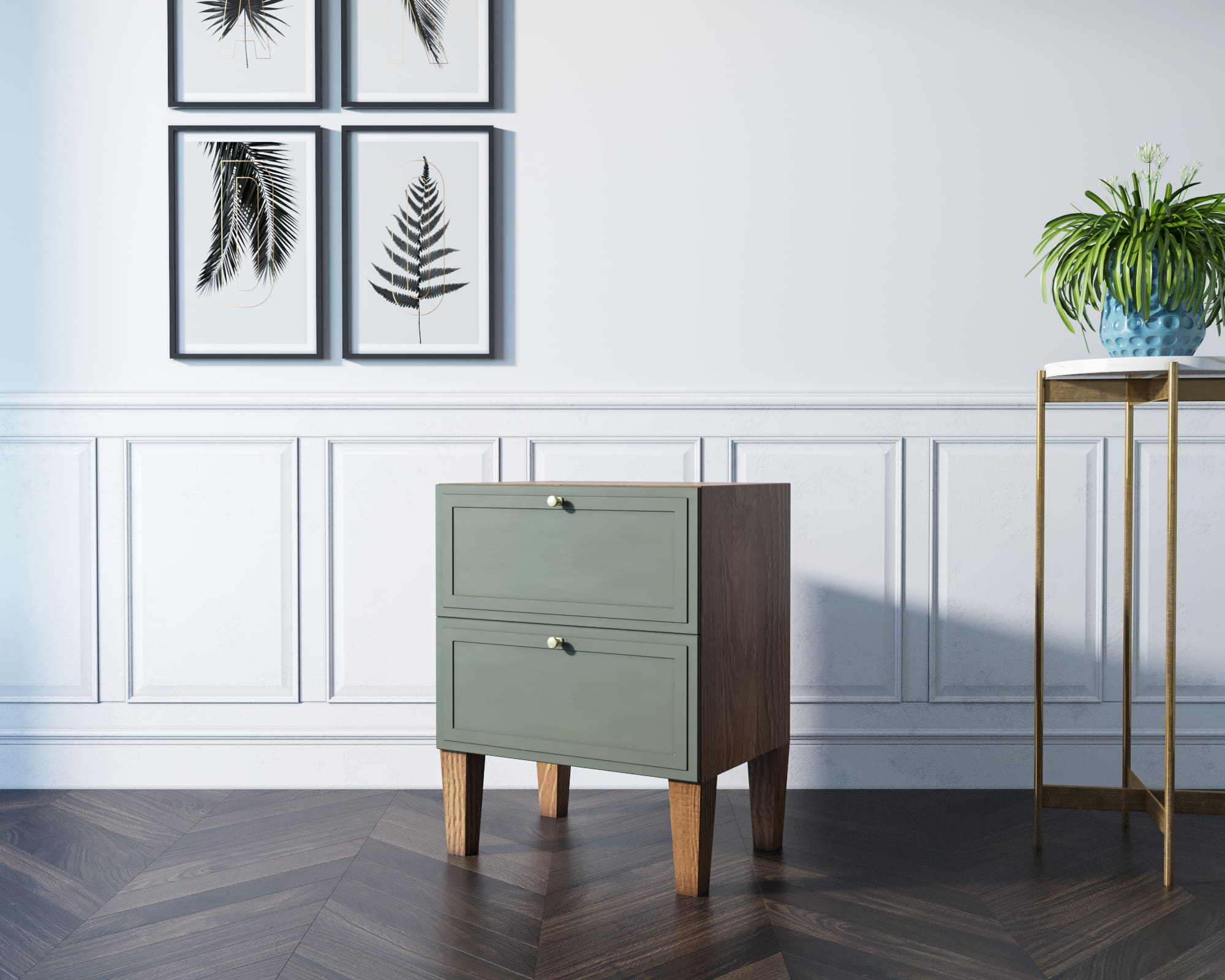 Комод-тумба с двумя ящиками "Andersen"