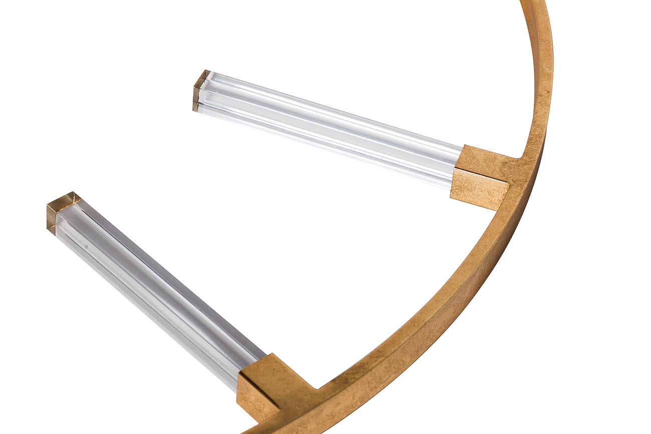 19-OA-6157 Часы настенные круглые золото d91 см