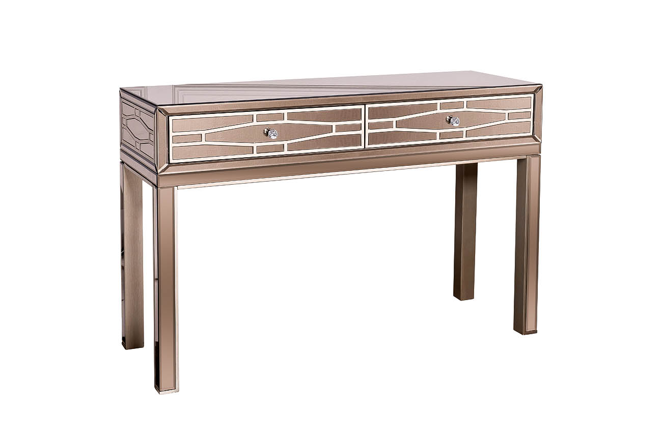 KFG038 Консоль зеркальная, 2 ящика