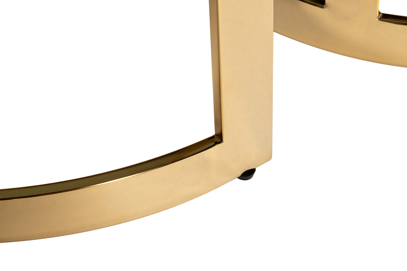 47ED-ET081S-GOLD Столы (наб 2шт) стекло чер.мрам/зол