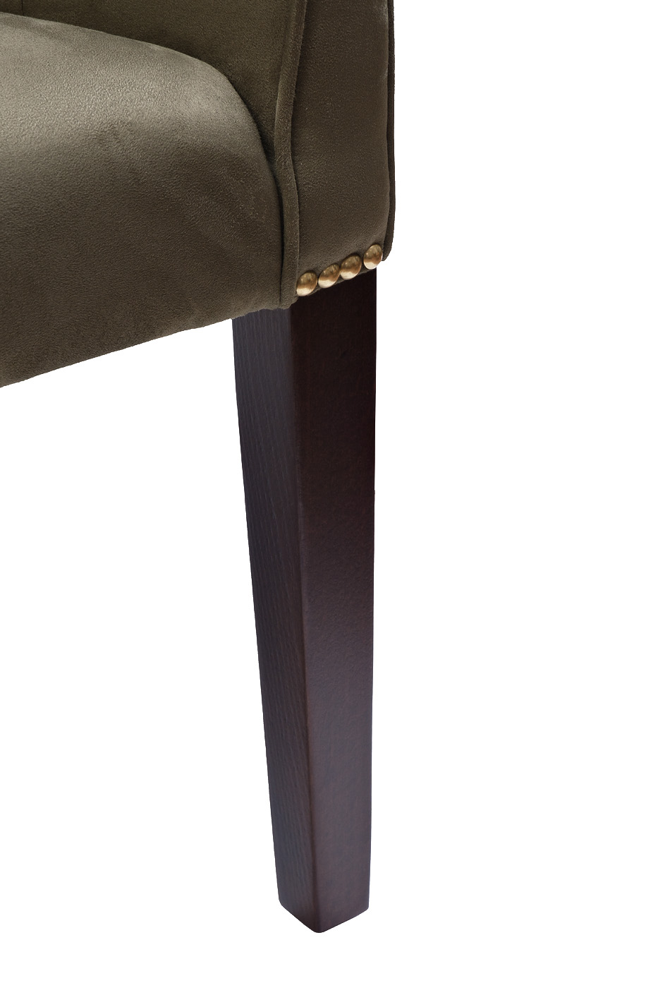 Кресло Buono, иск. замша оливковая Mock17