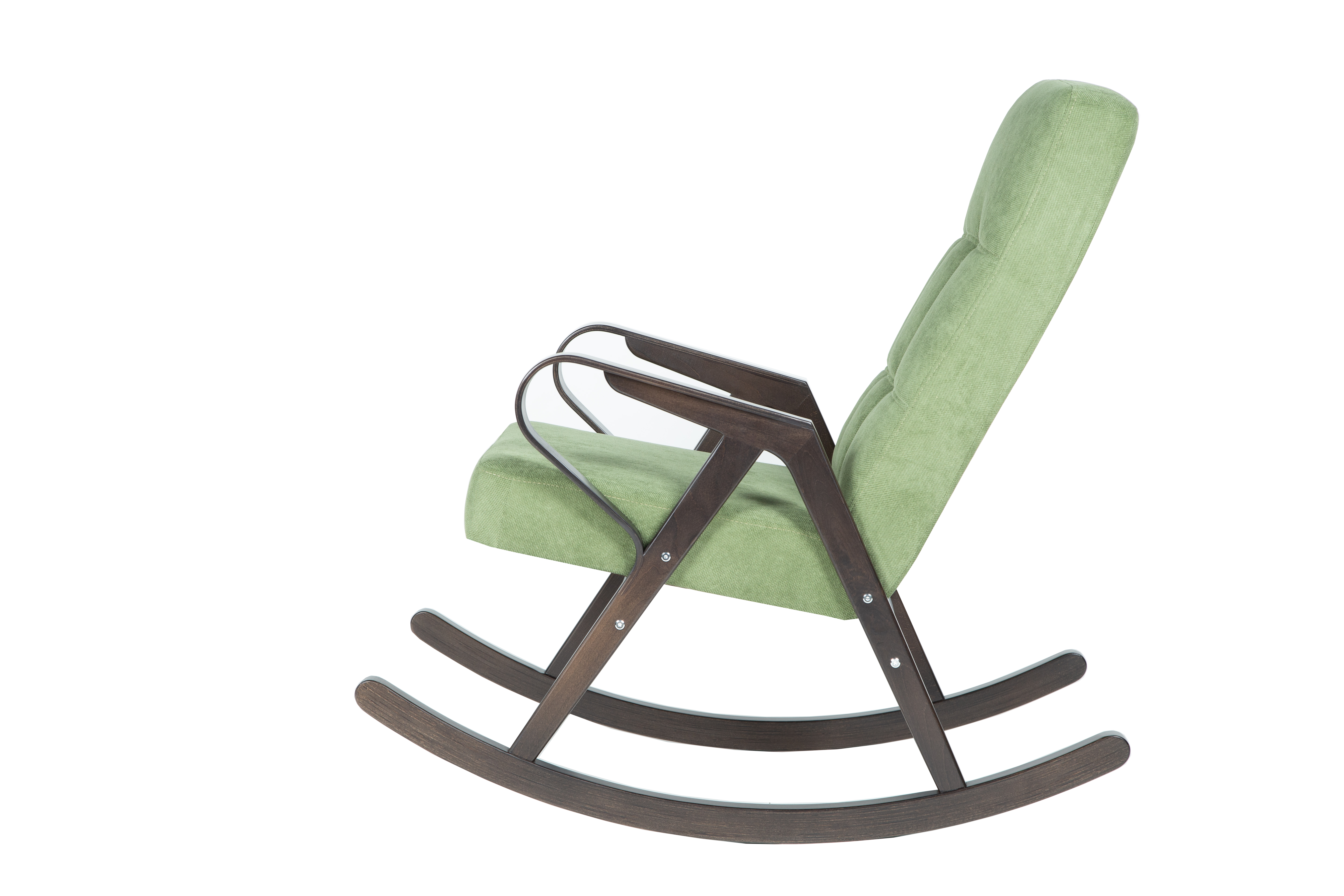 кресло-качалка Форест Фисташка каркас Орех