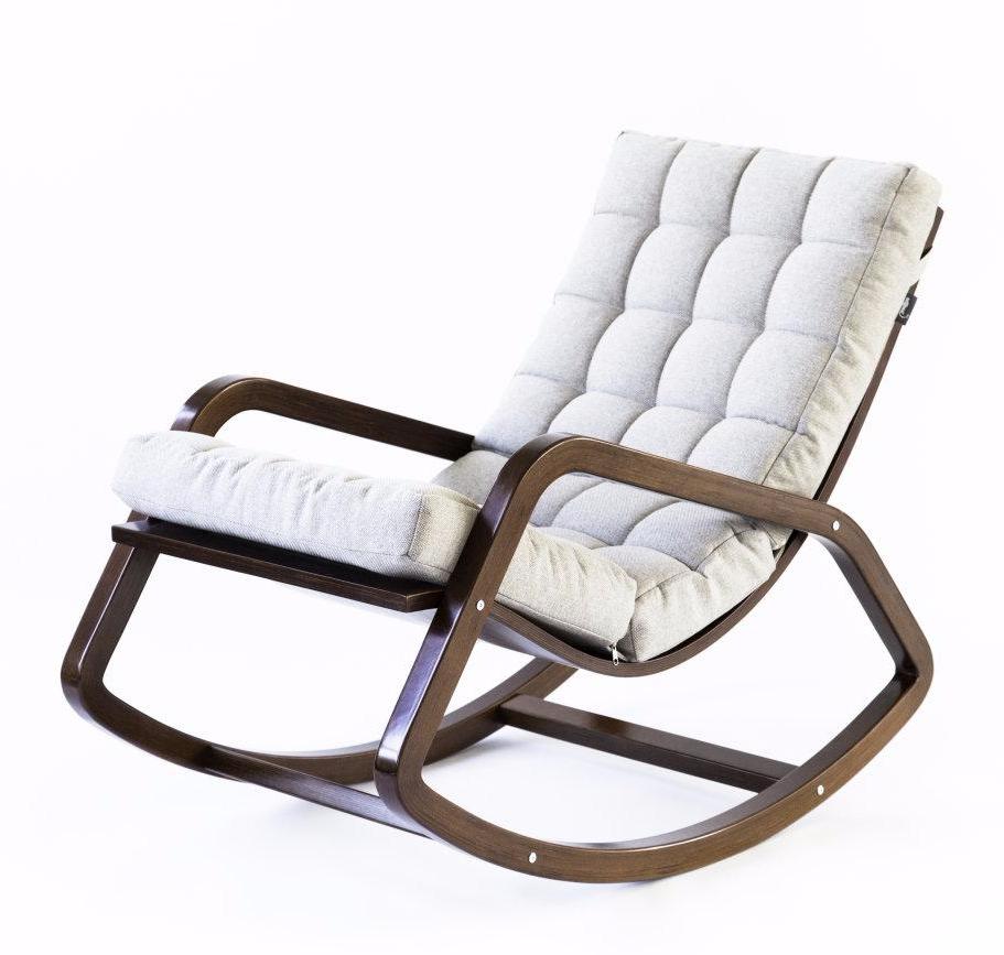 кресло-качалка Онтарио Миндаль каркас Вишня