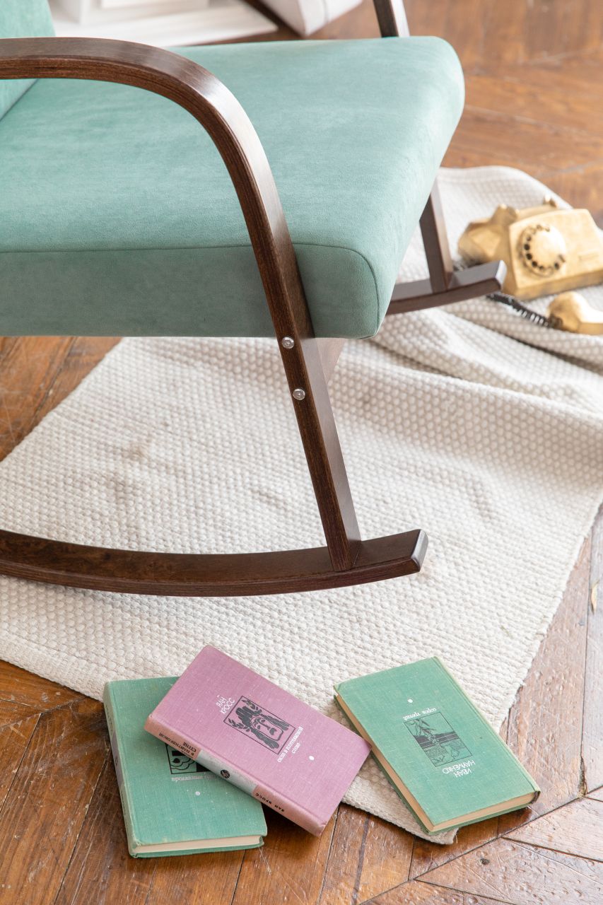 кресло-качалка Ирса Минт каркас Венге структура