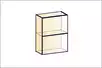 Бостон Шкаф навесной L500 Н720 (2 дв. гл.гориз.)
