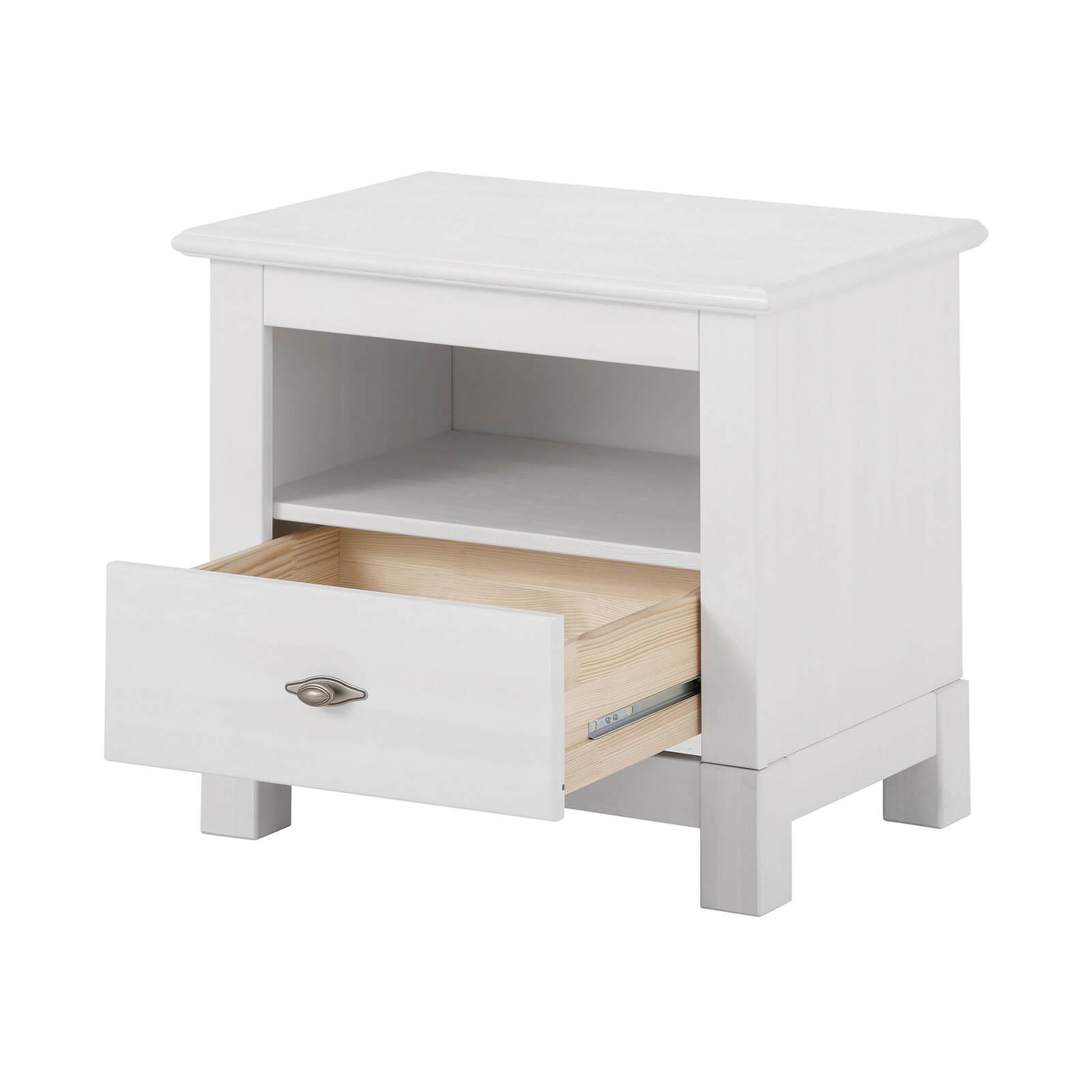 Тумба прикроватная "Рауна" 01 (белый воск УКВ)