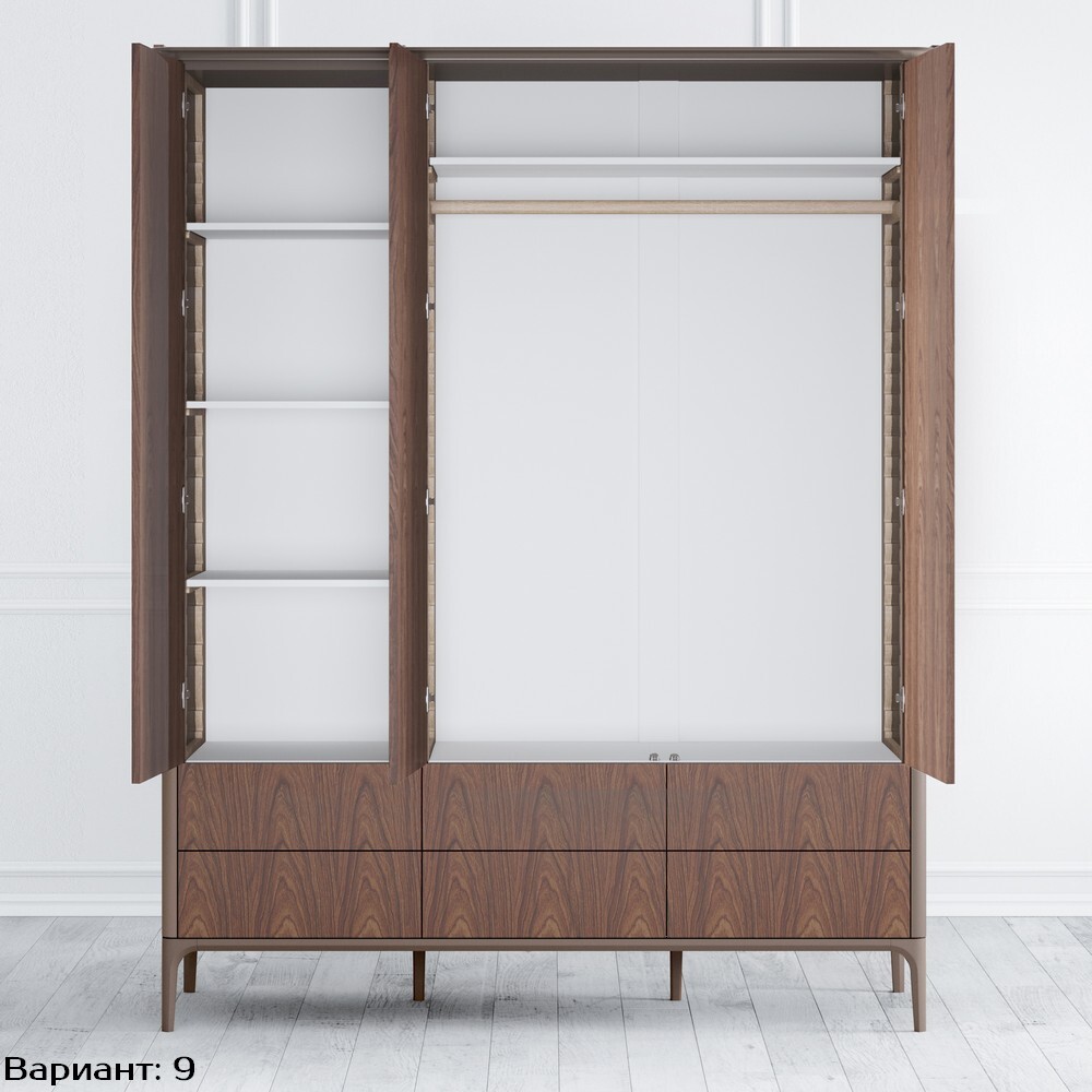 Шкаф 3 двери Pr060B1T-bosco