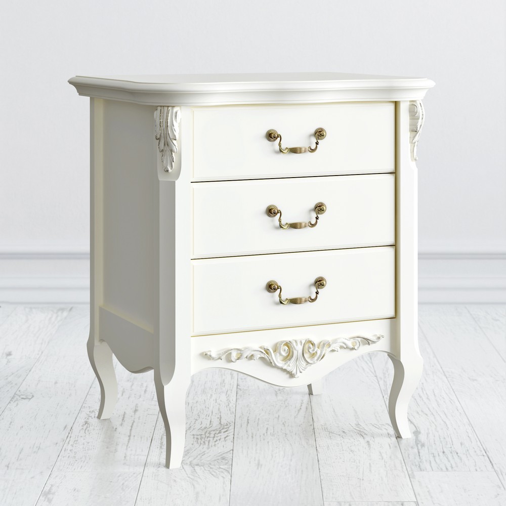 Прикроватная тумба 3 ящика 