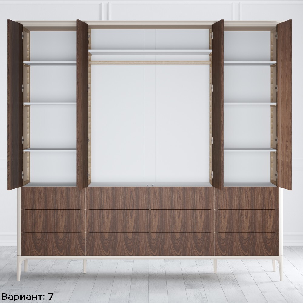 Шкаф 4 двери Pr061C1T-bosco