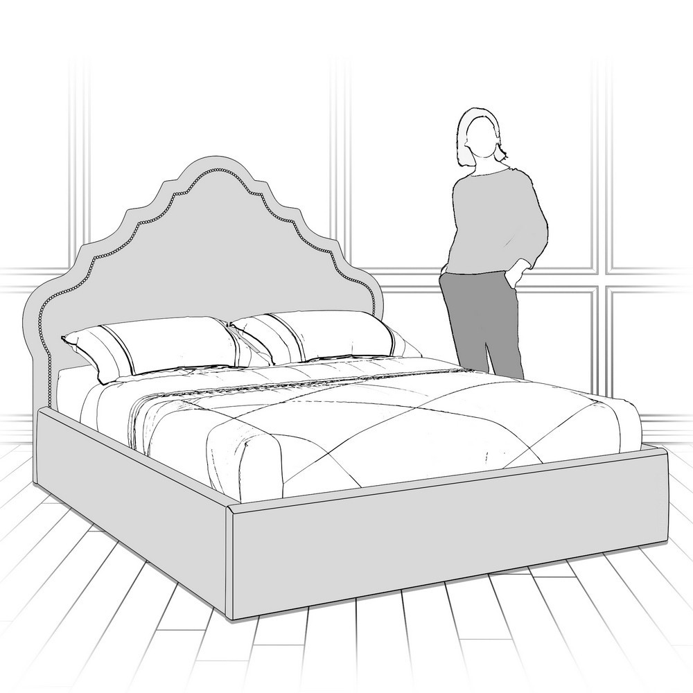 Кровать с подъемным механизмом K08-1200-G-B10