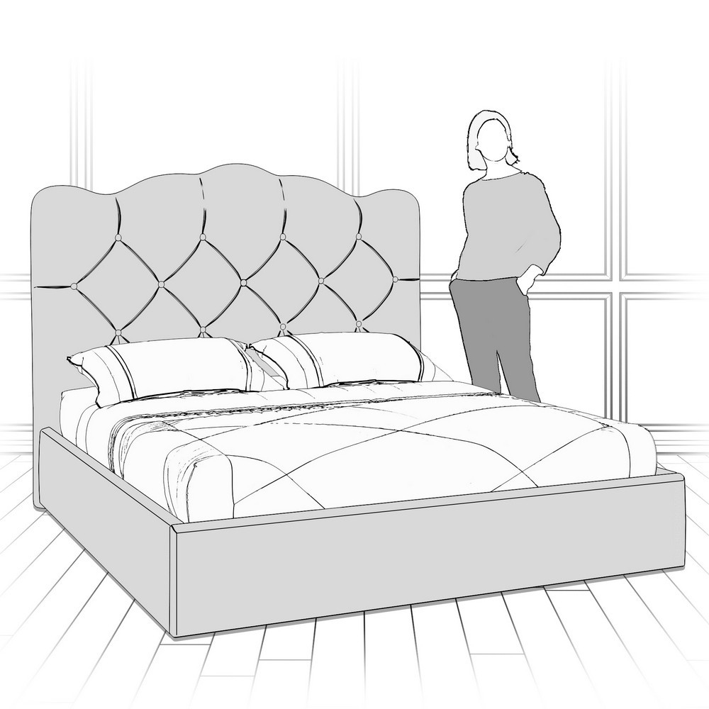 Кровать с подъемным механизмом K70-1400-B05