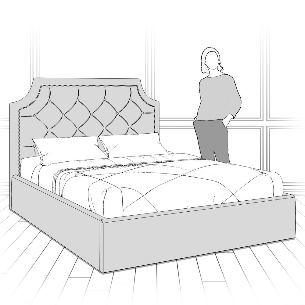 Кровать с подъемным механизмом K09Y-1800-N-B10