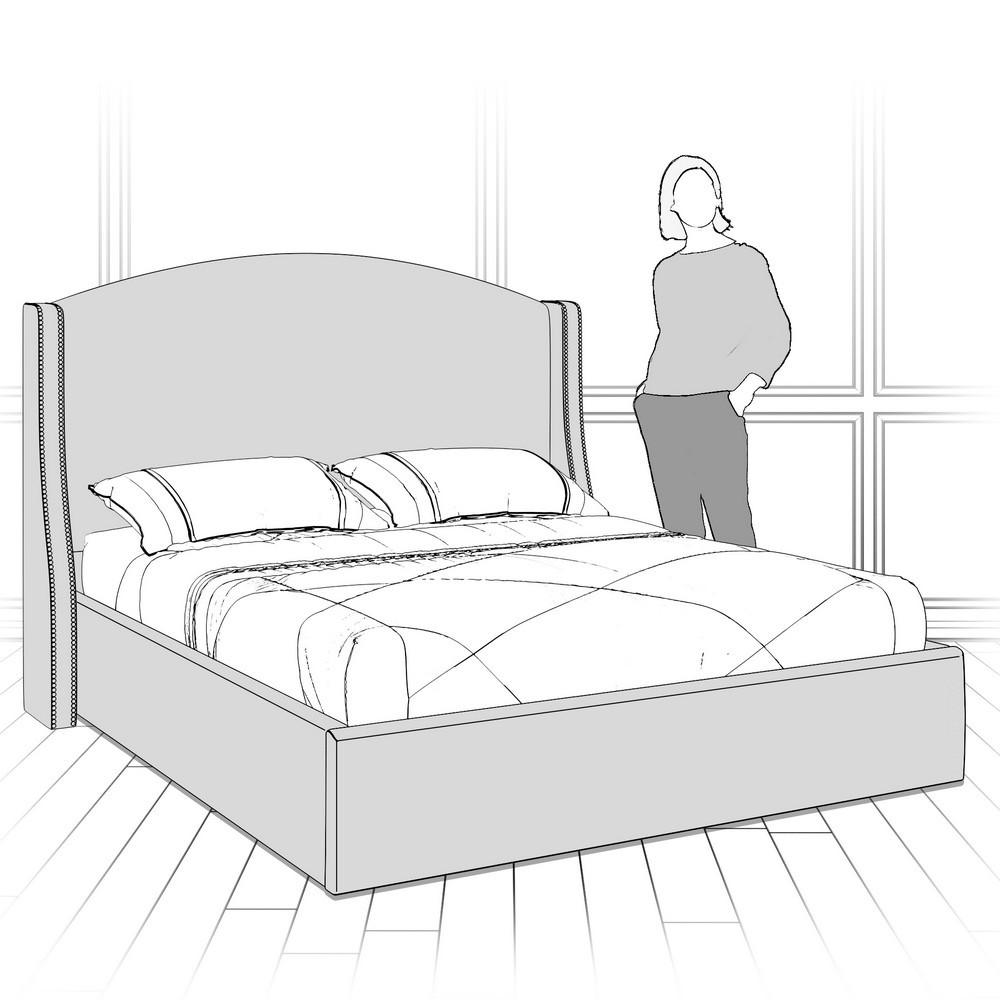 Кровать с подъемным механизмом K10-1200-N-0375