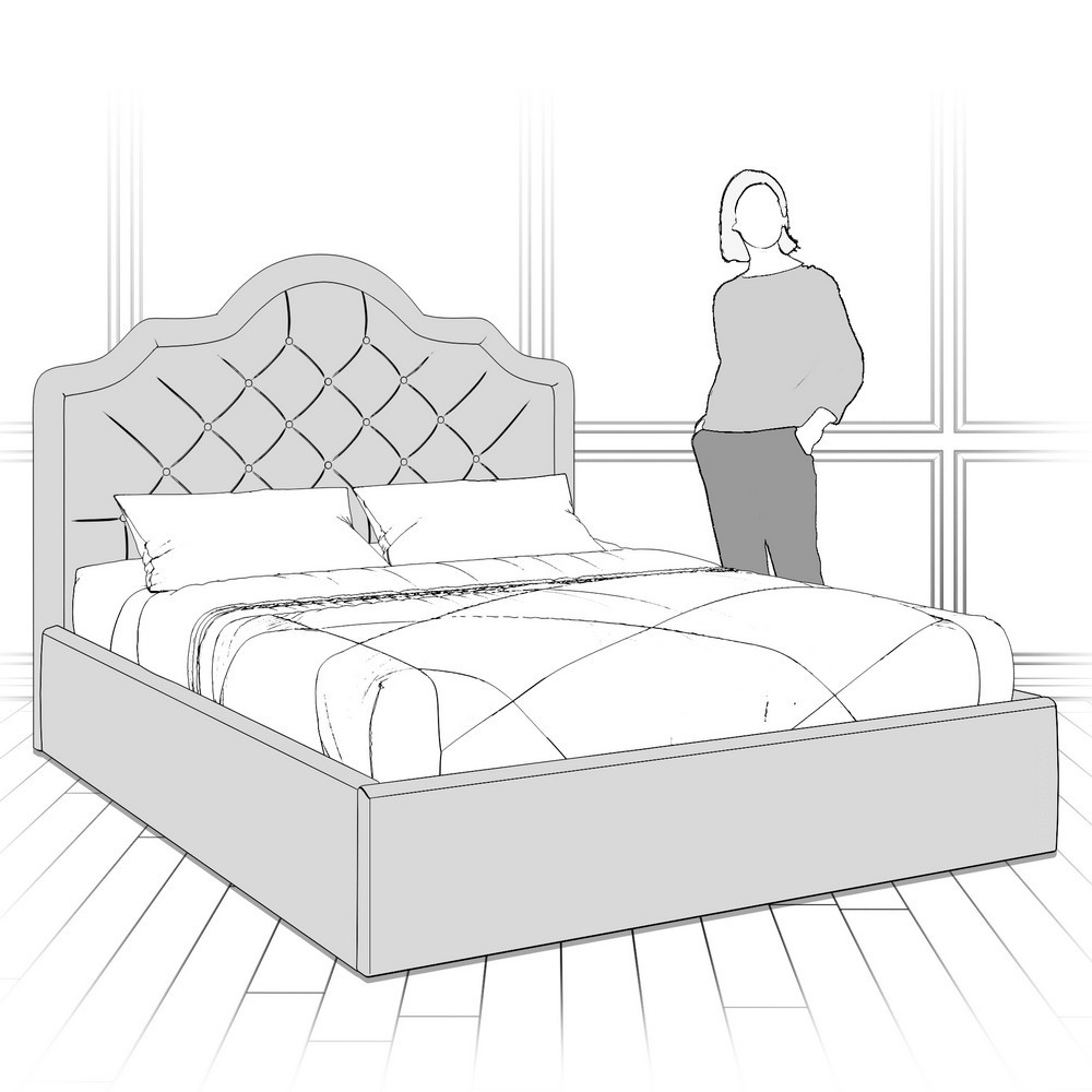 Кровать с подъемным механизмом K05Y-1600-B18