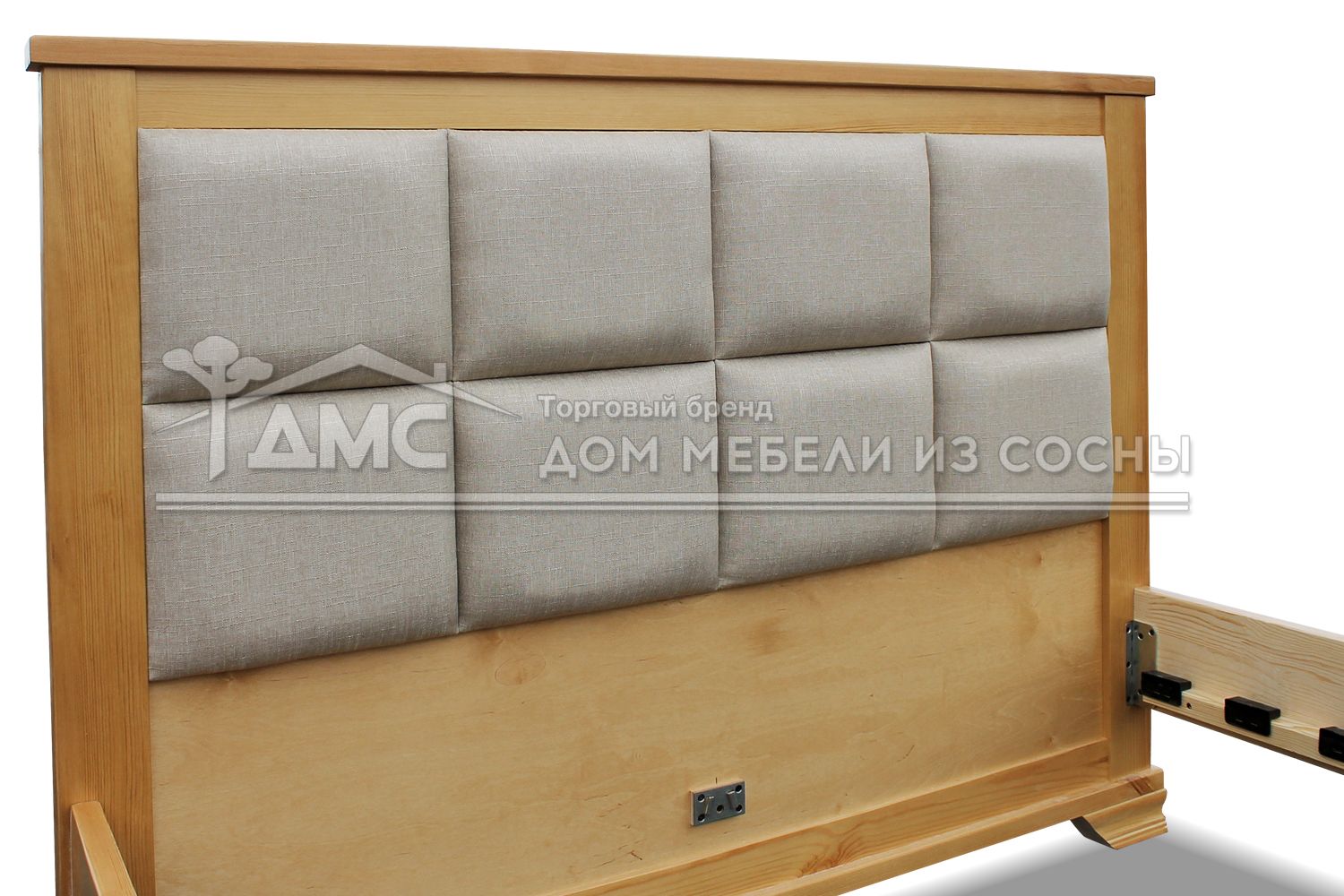 Кровать Классика с мягкой вставкой 1400х2000