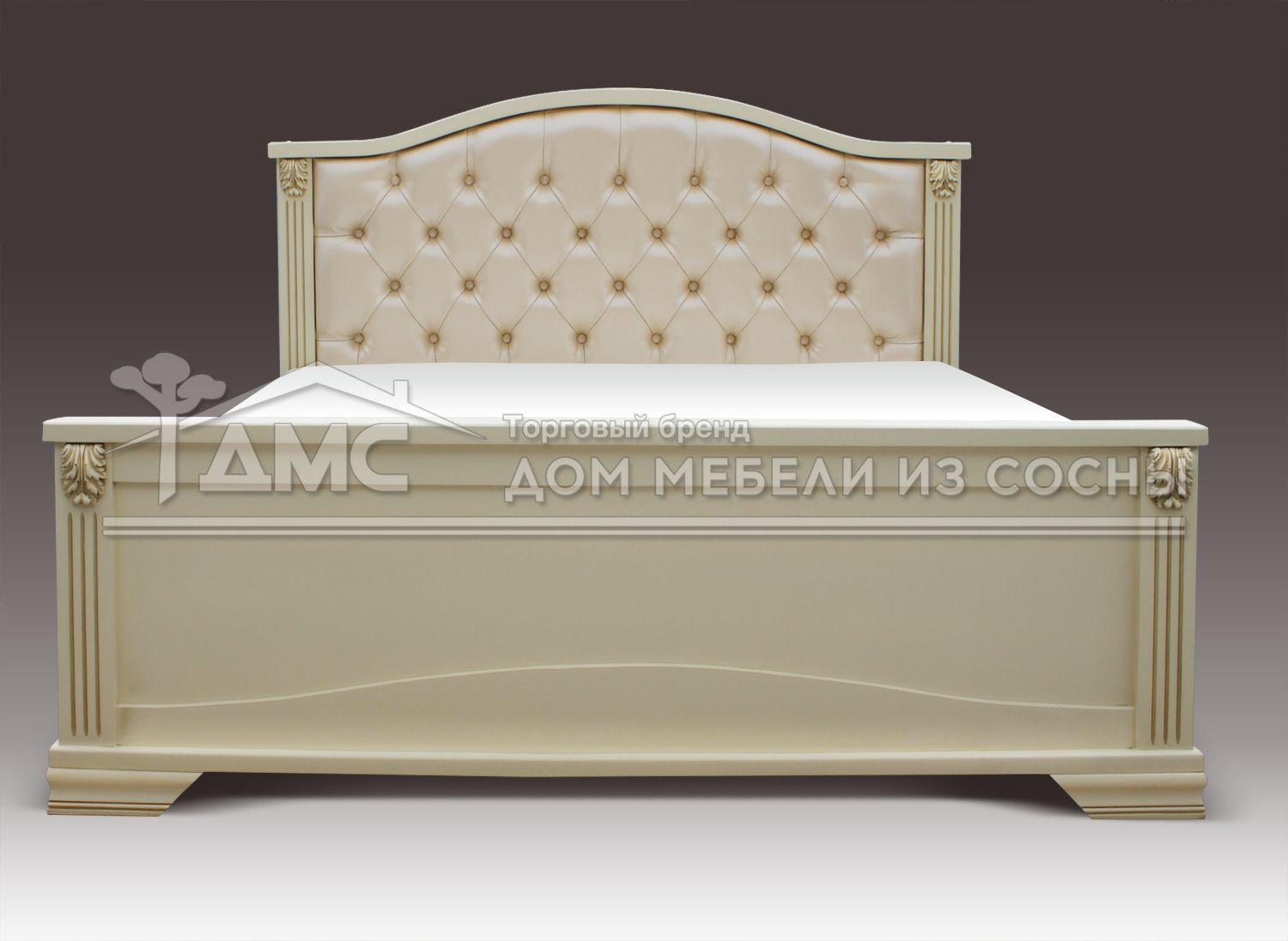 Кровать Кливия с мягкой спинкой 1200х2000