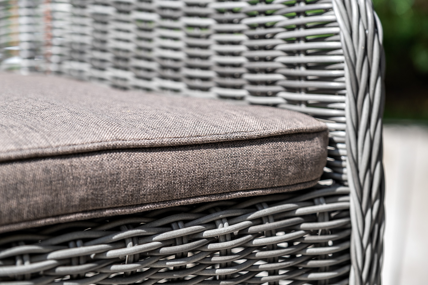 "Франческо" обеденная группа плетеная, цвет графит