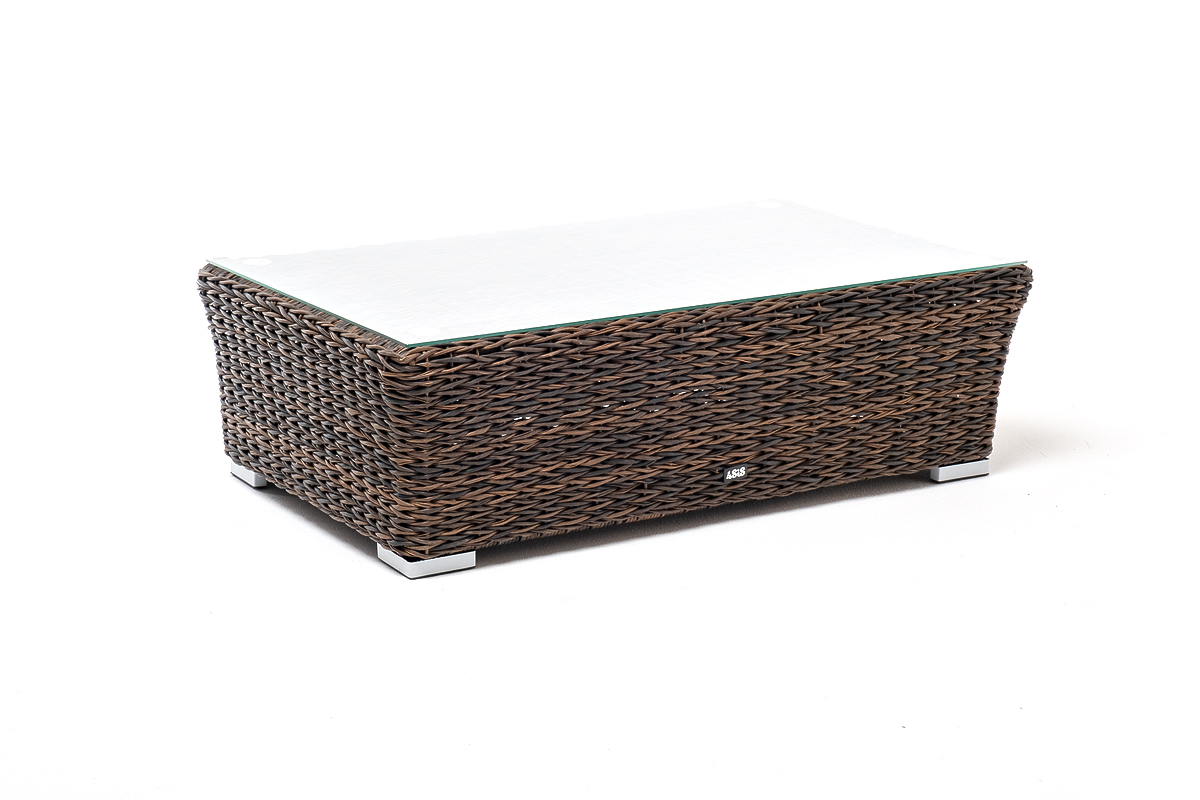 "Капуто" журнальный столик из искусственного ротанга (гиацинт), цвет коричневый