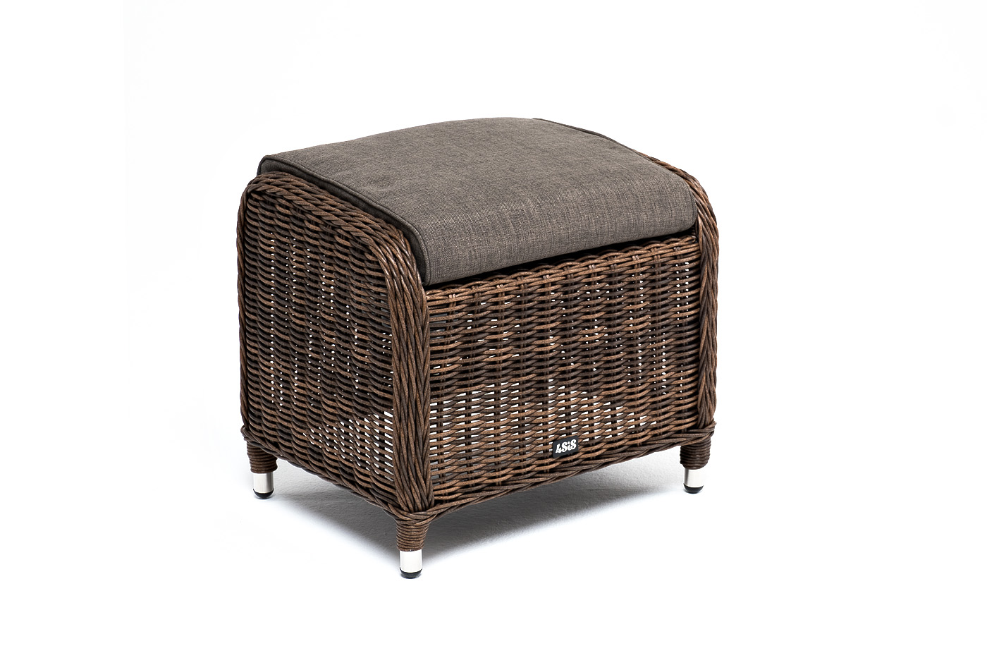 "Таррагона" пуф плетеный, цвет коричневый