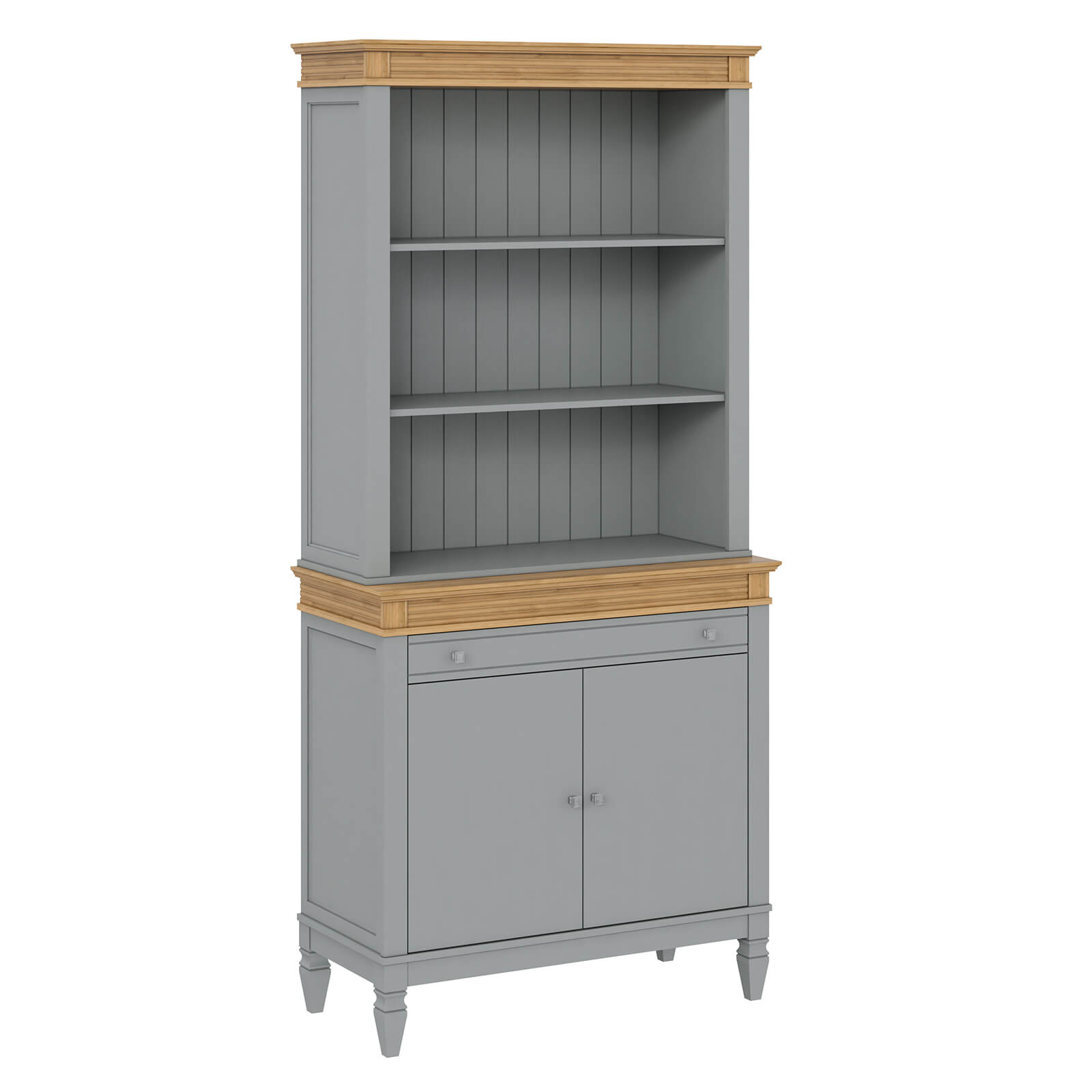 Буфет "Ольса" 200/221 (серый 7042/антик 24)