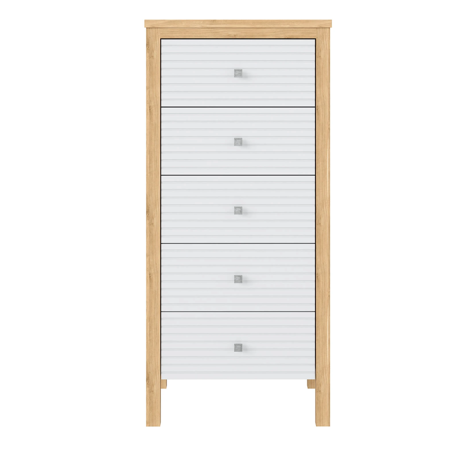 Комод массив сосны Вояж-05-Р/Я (Белый лак + антик №24)